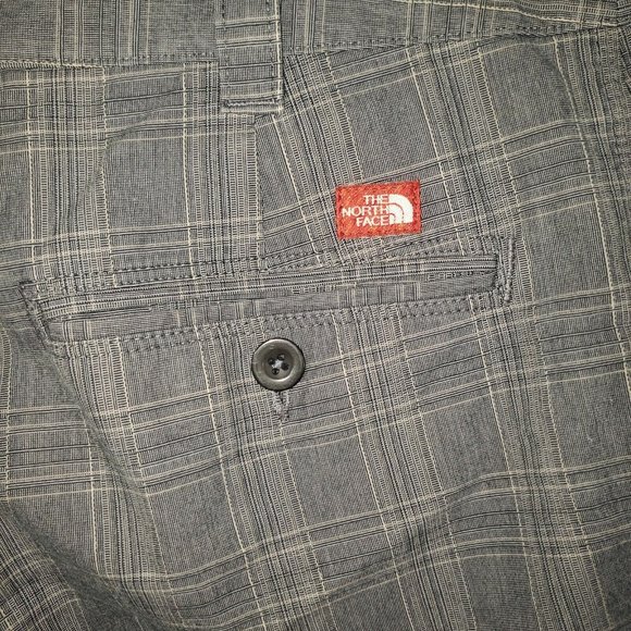 North Face Mendocino Bermuda Shorts Flat Front Plaid Golf Academia Grunge Punk - Picture 4 of 7